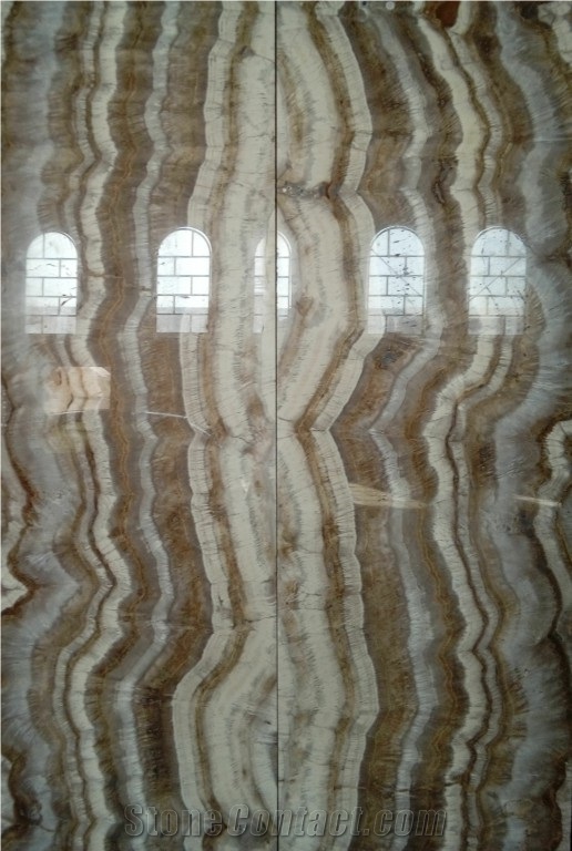 Gazanbar Silver Travertine Quarry