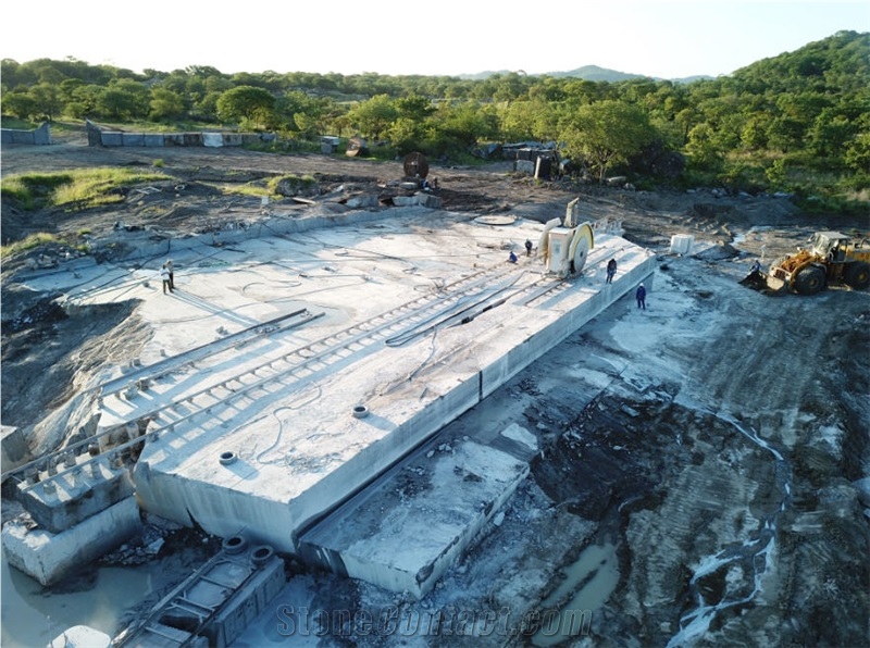 Mozambique Blue Granite Quarry