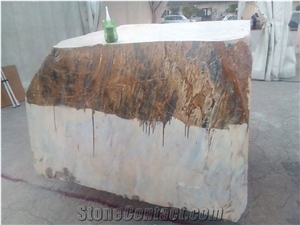 Pardis Sang Black Gold Marble Quarry