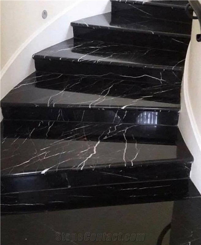Persian Nero Marquina Marble Quarry