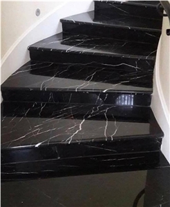 Persian Nero Marquina Marble Quarry