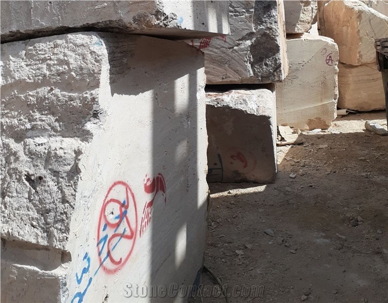 Silver Takab Travertine Quarry