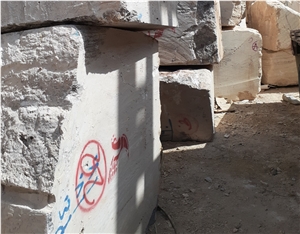 Silver Takab Travertine Quarry