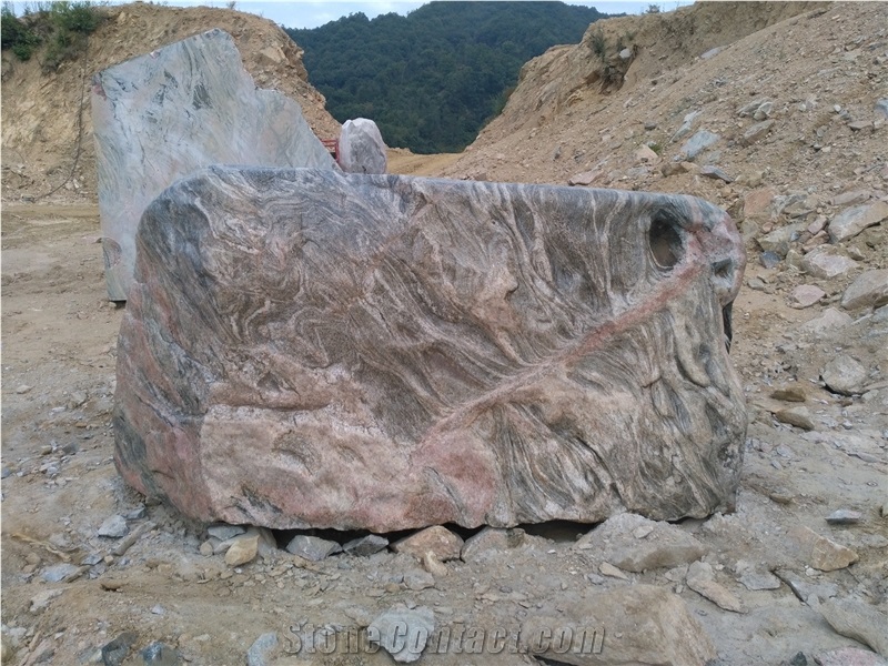 Three Gorges Wave Granite-China Multicolor Red Granite Quarry