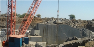 Beauty Black Granite Quarry
