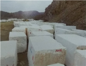 Moon Lotus White Marble Quarry
