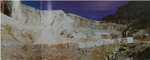Moon Lotus White Marble Quarry