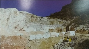 Moon Lotus White Marble Quarry