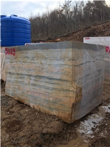 Coral Pink Grey Marble Quarry