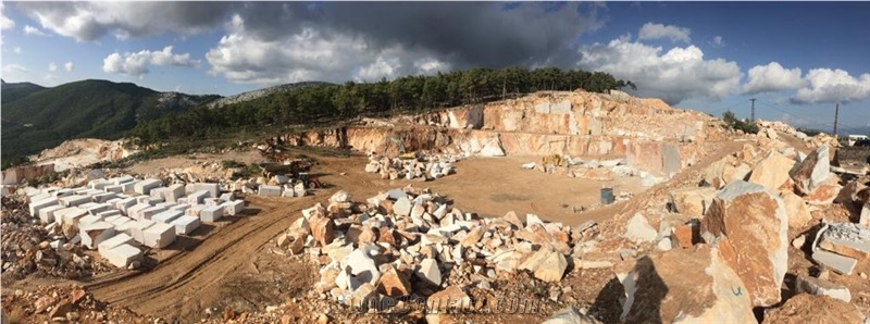POLMER MARBLE Mugla White Marble Quarry