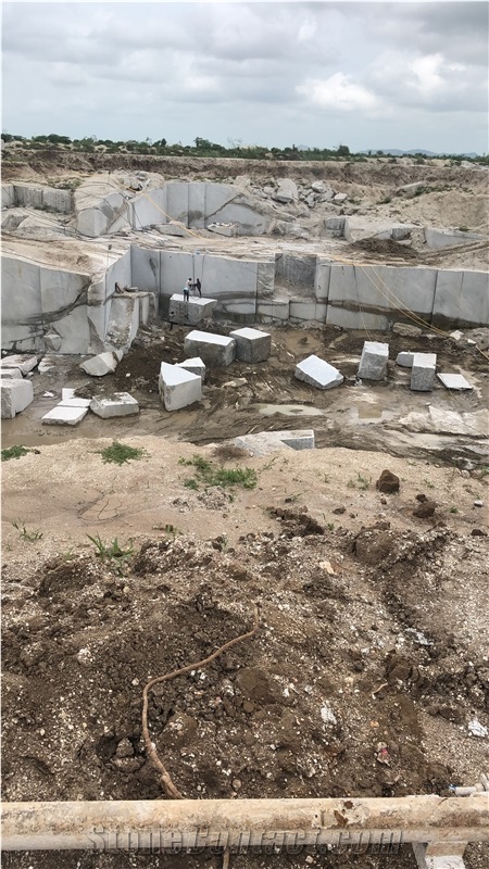 P White Granite Quarry