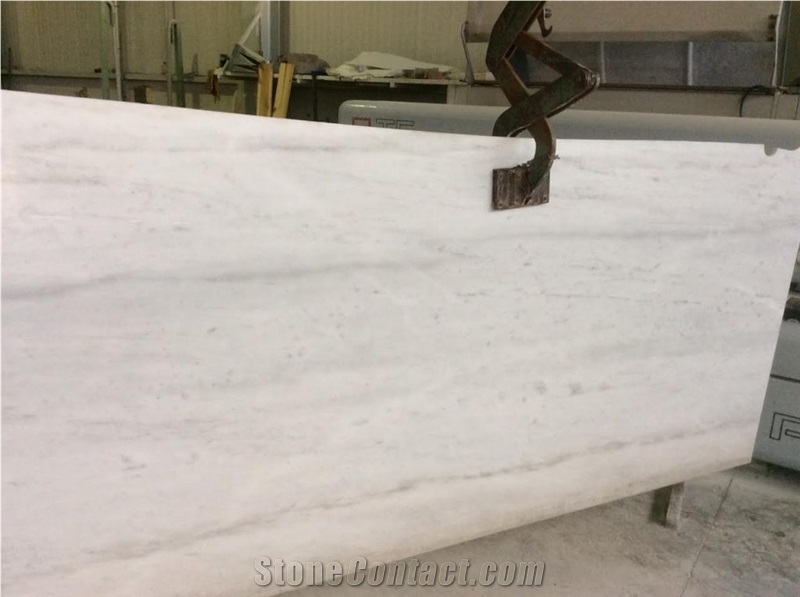 Bianco Nuvolato Marble- Quarry in Vardarska
