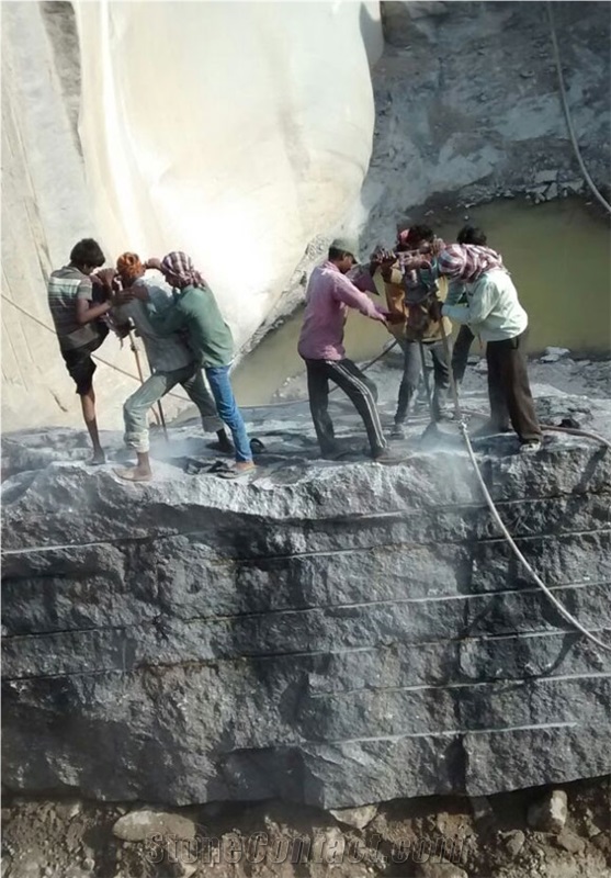 Absolute Black NAI Granite Quarry