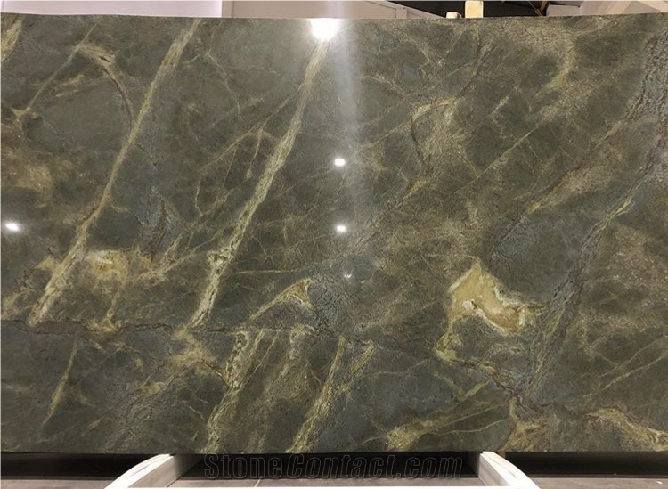 Golden Lightning Granite, Verde Karzai Granite,Verde Fantastico Quarry