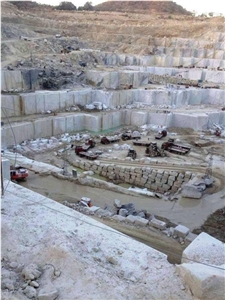 Galala Beige Marble Quarry