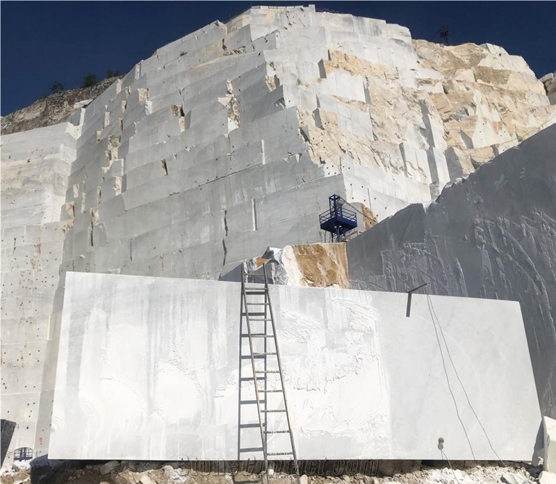 Carrara White Marble- Bianco Cattani Marble Quarry
