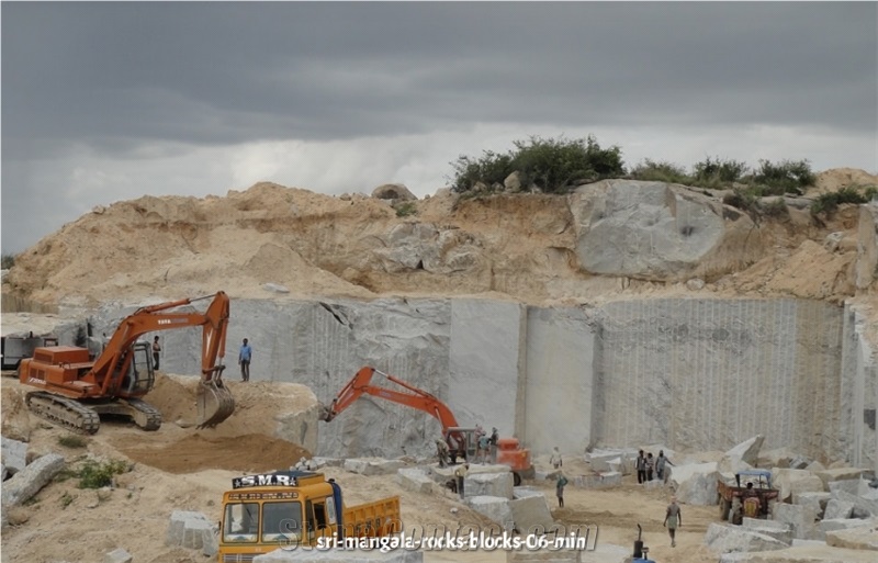 Pearl White Granite Quarry