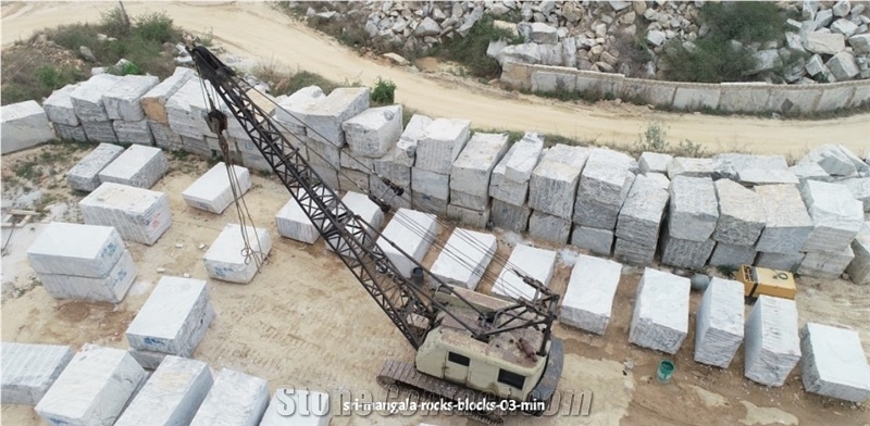 Viscont White Wavy Granite - Viscont White Plain Granite Quarry