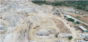 Viscont White Wavy Granite - Viscont White Plain Granite Quarry