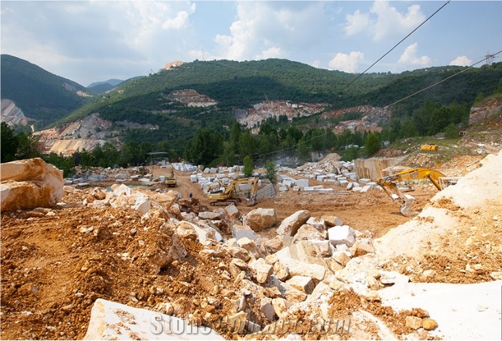 Breccia Aurora Marble Monte Pule Quarry