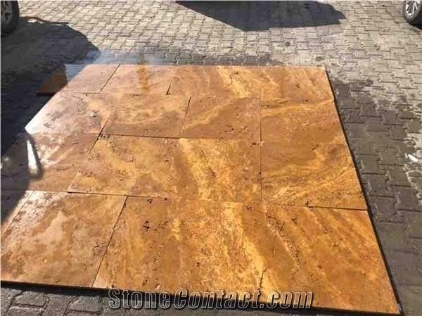 Sivas Yellow Travertine Quarry