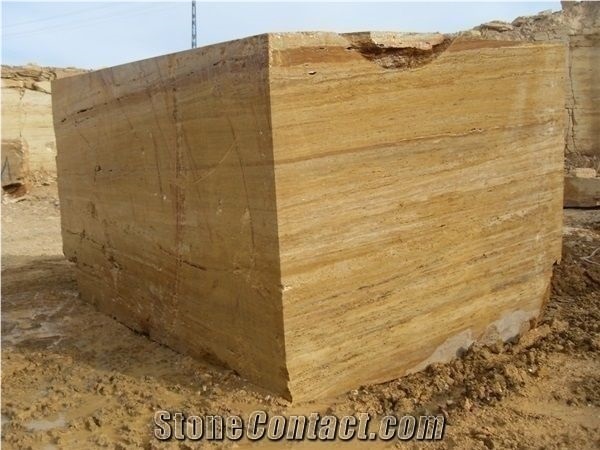 Sivas Yellow Travertine Quarry