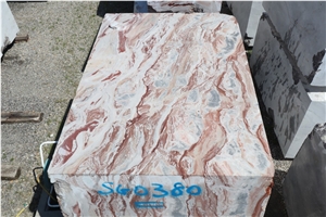 San Giovanni Bianco Arabescato Orobico Rosso Marble Quarry