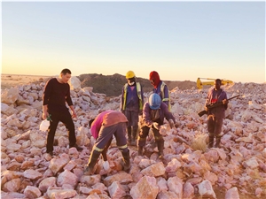 Rose Quartz Raw Stone Quarry
