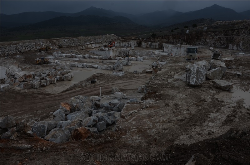 Afyon Silver Travertine- Afyon Emirdag Quarry