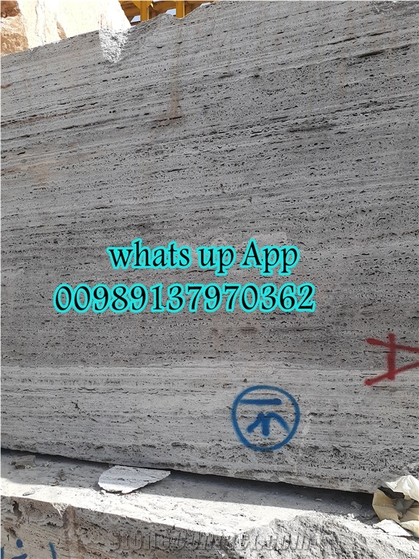 Silver Takab Travertine Quarry