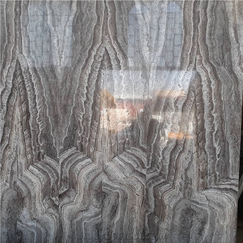 Silver Takab Travertine Quarry