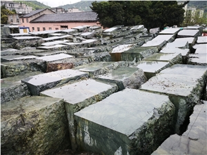 Peacock Green Marble Quarry