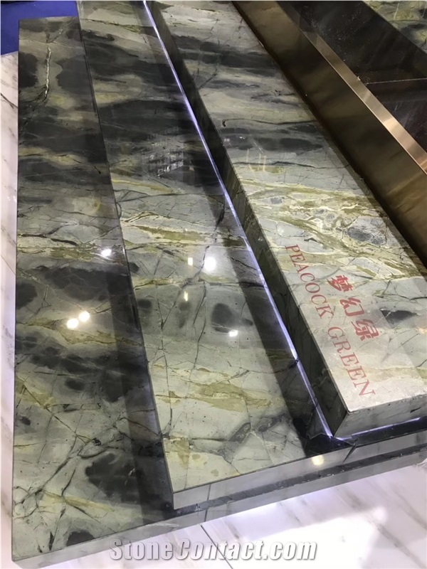 Peacock Green Marble Quarry