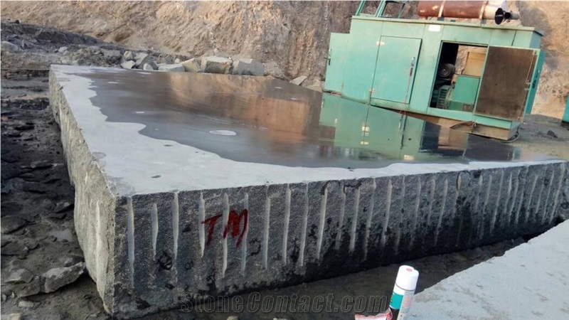 India Black Granite Quarry