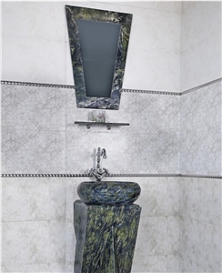Picasso Green Granite quarry