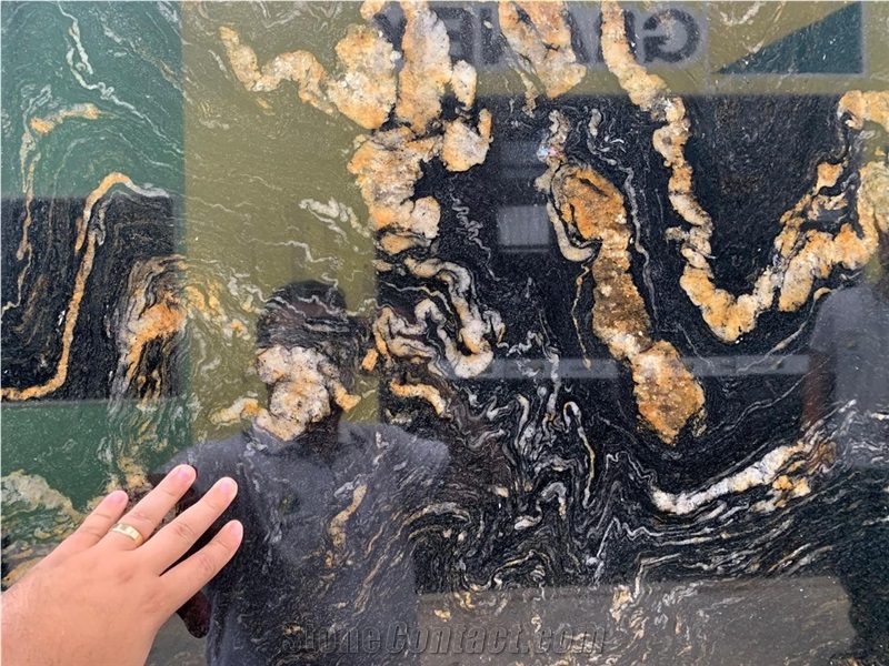 Titanium Gold Granite Quarry