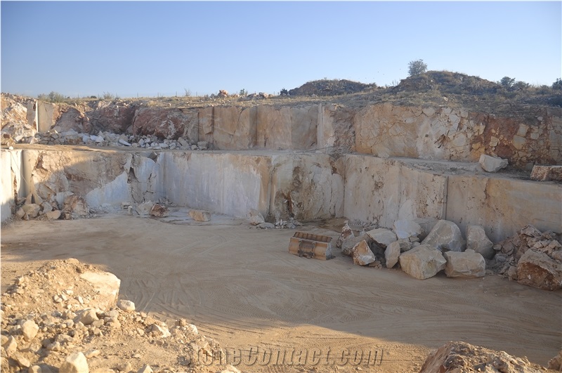 Bianco White Marble Quarry