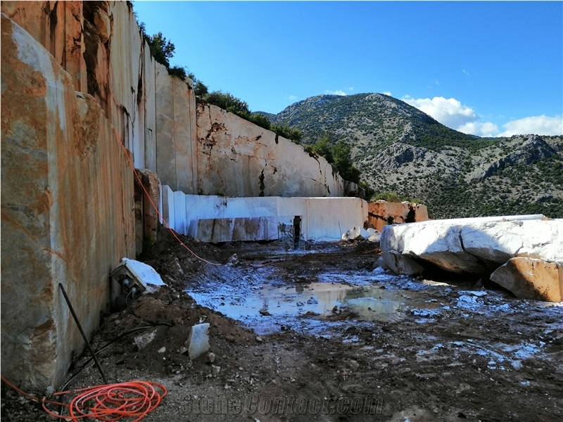 Hitusa Fethiye Light Emperador Marble Quarry