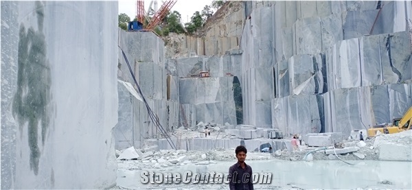 India Green Marble-Rajasthan Green Marble Quarry
