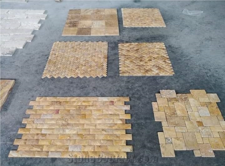 Denizli Yellow Travertine Quarry