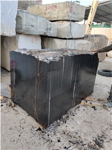Noir Aziza-Black Sahara Marble Quarry