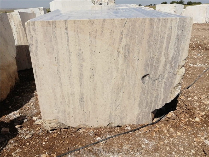 Romano Silver- Afyon Silver Travertine Quarry