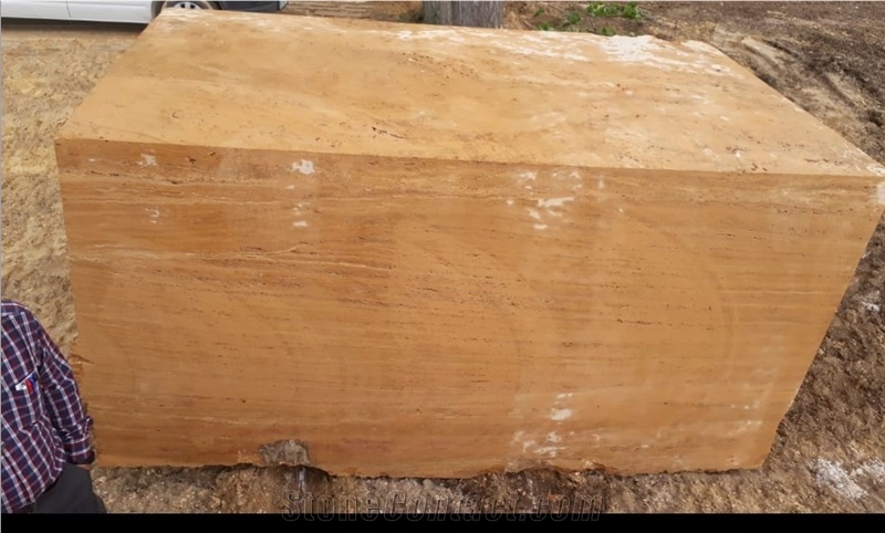 Gold Travertine Quarry