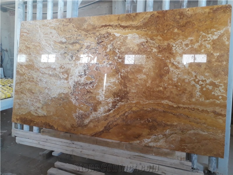Gold Travertine Quarry