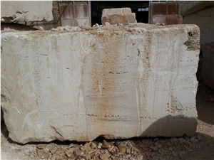 Jarghouye Isfahan White Travertine quarry