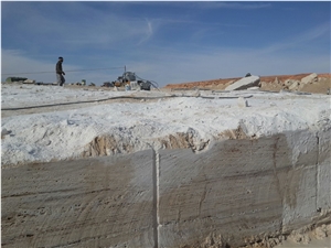 Jarghouye Isfahan White Travertine quarry