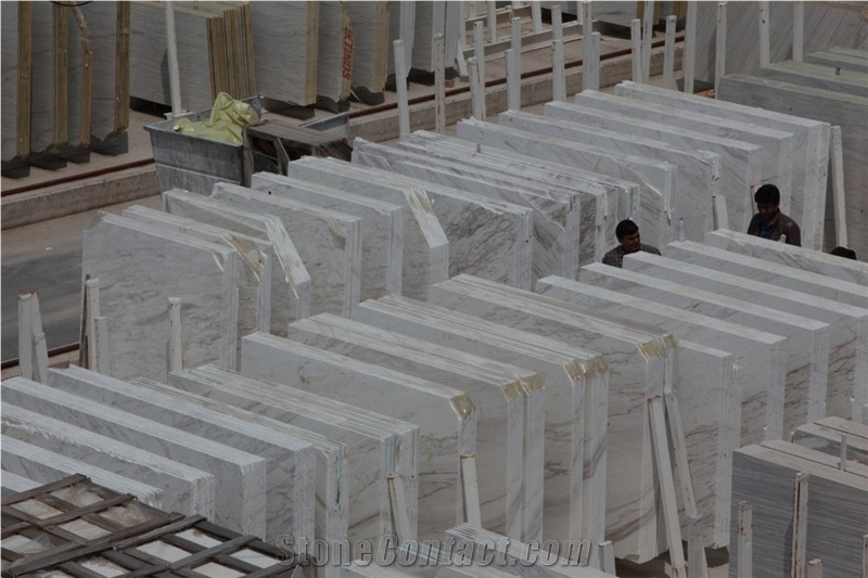 Nestos Grey - Nestos Semi White Marble Quarry