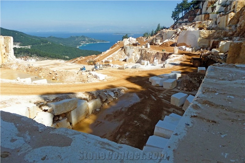 Thassos Crystallina Marble, Thassos Marble Quarry