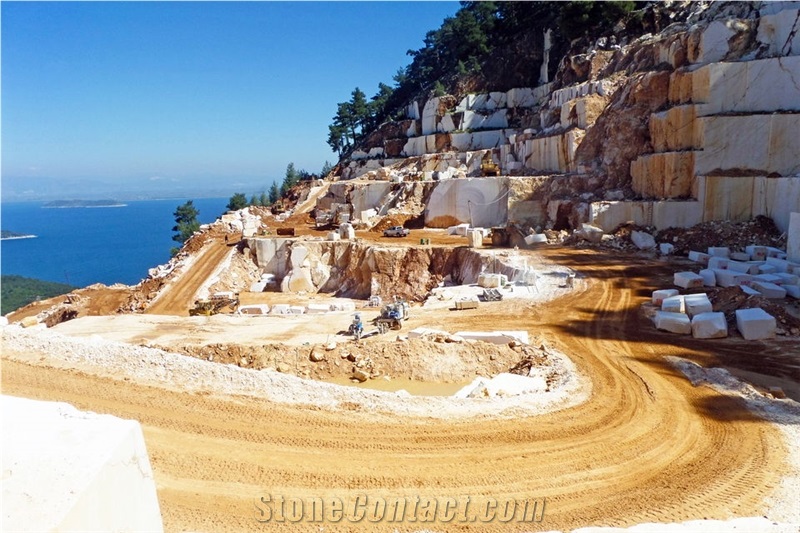 Thassos Crystallina Marble, Thassos Marble Quarry