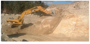 Amarelo Mondim Granite Quarry